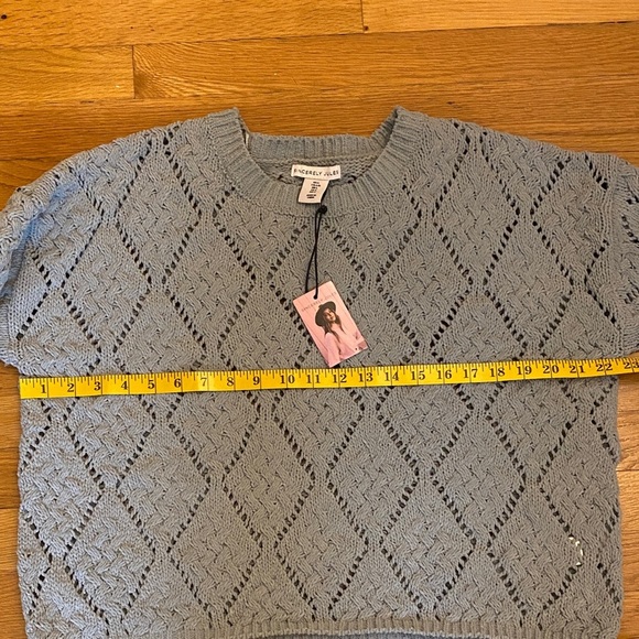 Sincerely Jules Light Sage Knit Sweater - Picture 4 of 4